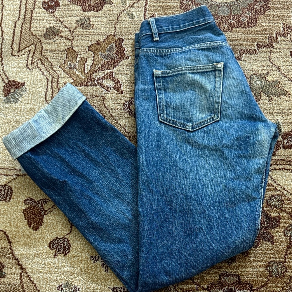 A.P.C. Japanese Selvage Denim Jeans Size 28 APC  Rescue Button Fly